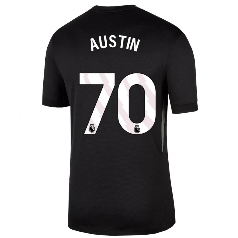 Danxen Kinder Jack Austin #70 Trikot Schwarz Weiß Torwarttrikot 2025/26