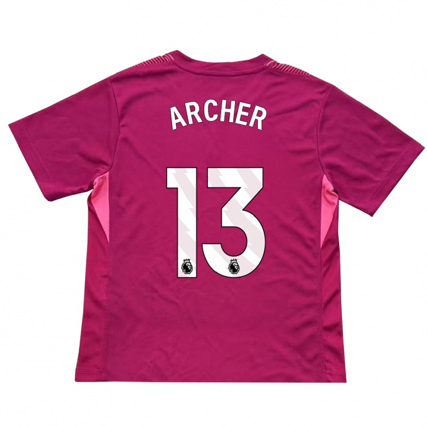 Danxen Kinder Samual Archer #13 Trikot Rosenweiß Torwarttrikot 2025/26