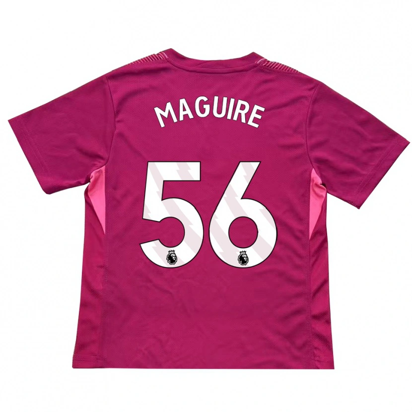 Danxen Kinder Aaron Maguire #56 Trikot Rosenweiß Torwarttrikot 2025/26