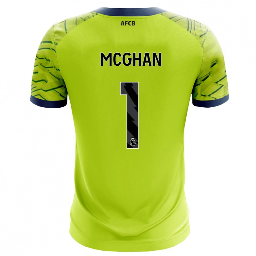 Danxen Kinder Hayden McGhan #1 Trikot Grün Gelb Torwarttrikot 2025/26