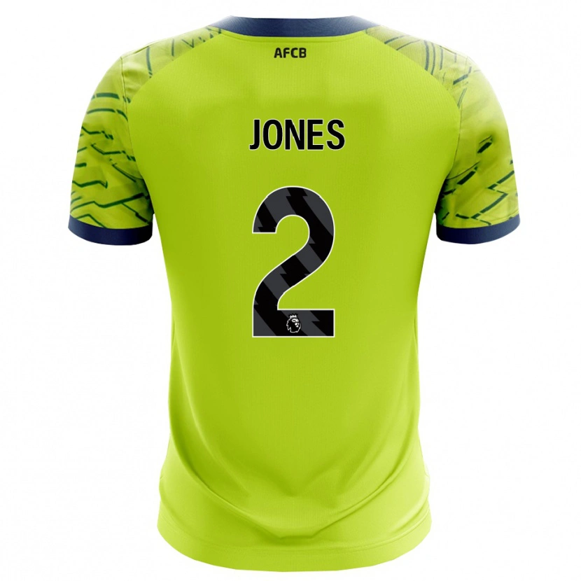 Danxen Kinder Abby Jones #2 Trikot Grün Gelb Torwarttrikot 2025/26