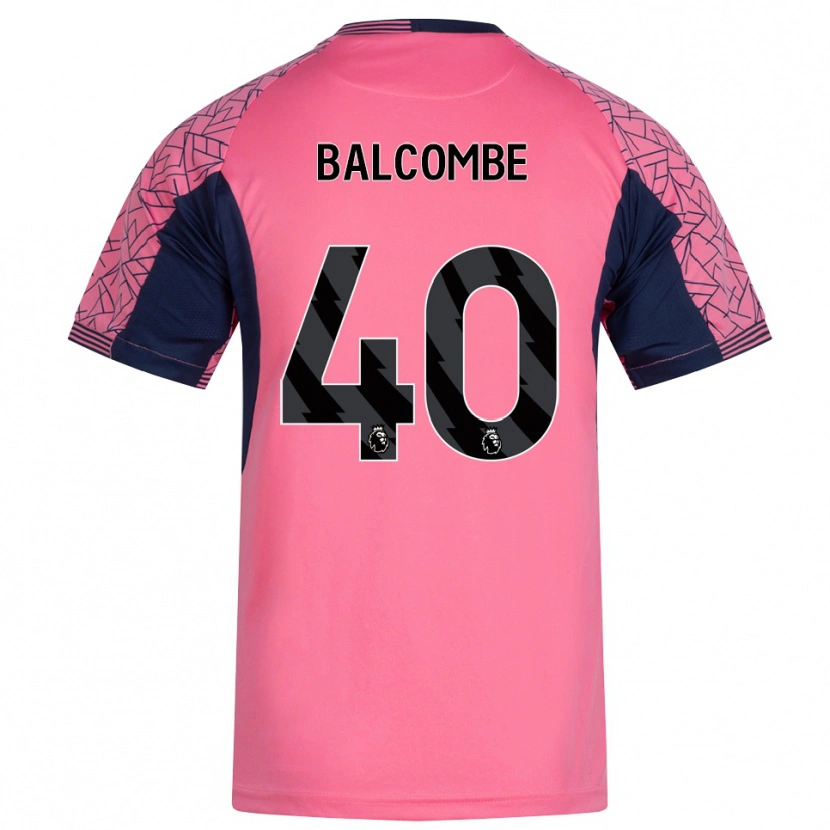 Danxen Kinder Ellery Balcombe #40 Trikot Rosa Schwarz Torwarttrikot 2025/26