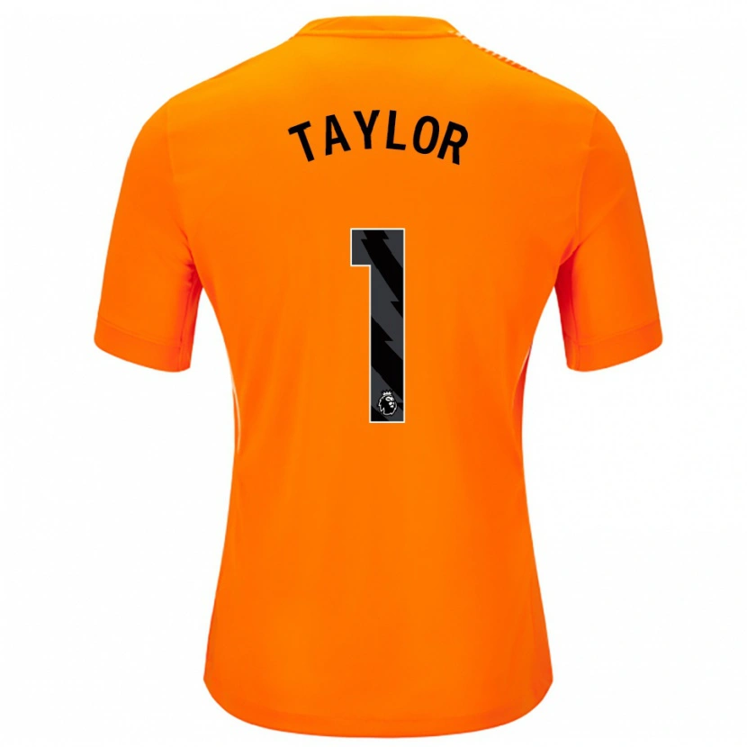 Danxen Kinder Finley Taylor #1 Trikot Orange Schwarz Torwarttrikot 2025/26