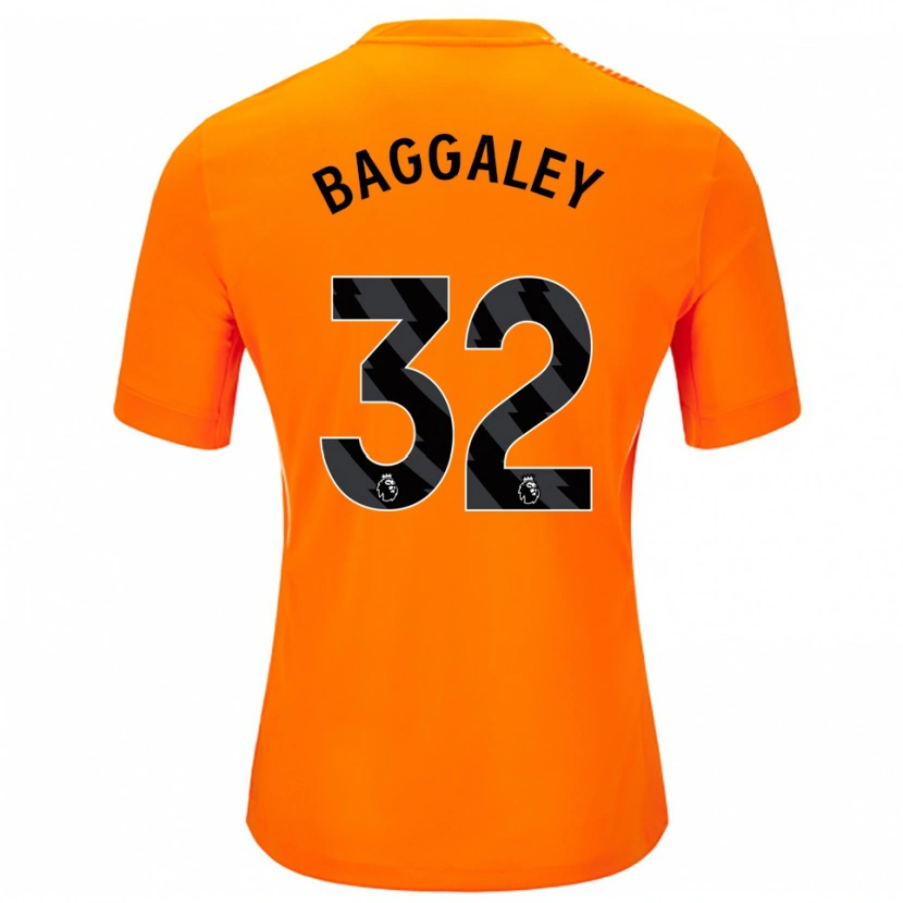 Danxen Kinder Sophie Baggaley #32 Trikot Orange Schwarz Torwarttrikot 2025/26