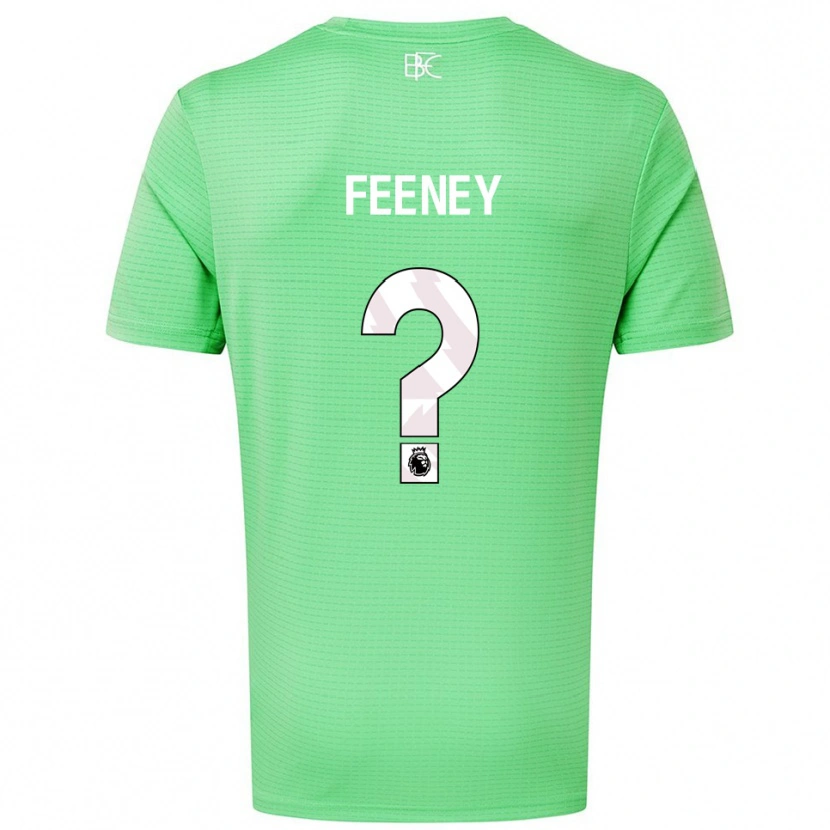 Danxen Kinder Callum Feeney #0 Trikot Mittelgrün Torwarttrikot 2025/26