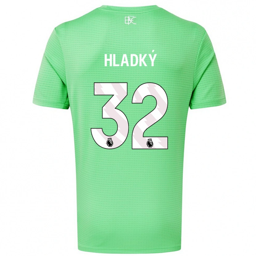 Danxen Kinder Vaclav Hladky #32 Trikot Mittelgrün Torwarttrikot 2025/26