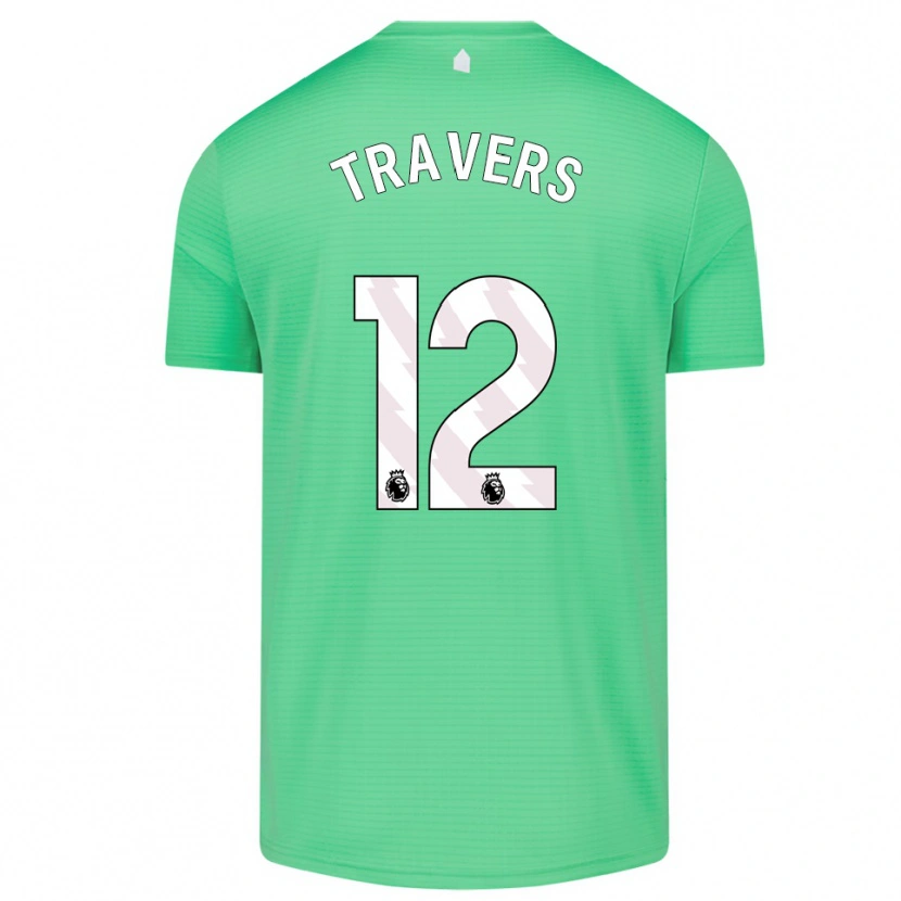 Danxen Kinder Mark Travers #12 Trikot Mittelgrün Torwarttrikot 2025/26