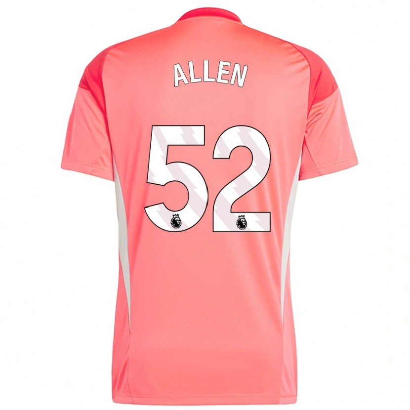 Danxen Kinder Michael Allen #52 Trikot Rot Weiß Torwarttrikot 2025/26