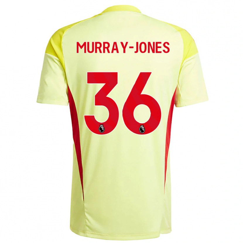 Danxen Kinder George Murray-Jones #36 Trikot Hellgelb Orange Torwarttrikot 2025/26