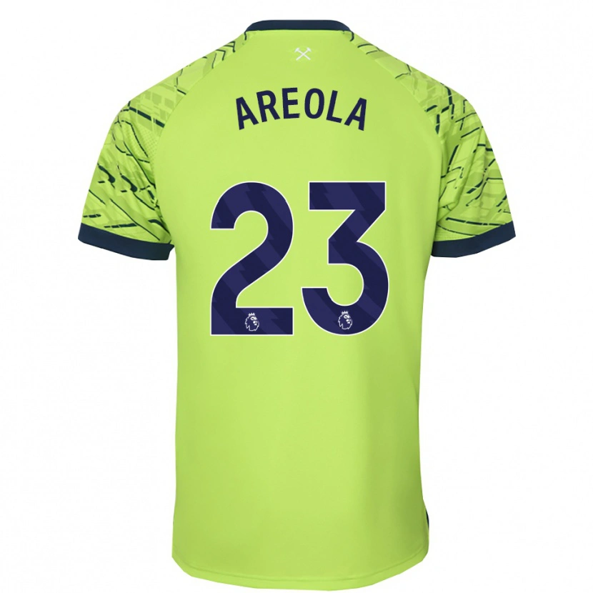 Danxen Kinder Alphonse Areola #23 Trikot Leuchtendes Grün Torwarttrikot 2025/26