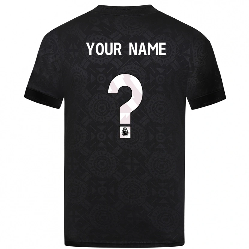 Danxen Kinder Wolverhampton Wanderers Schwarz Weiß Trikot Torwarttrikot 2025/26