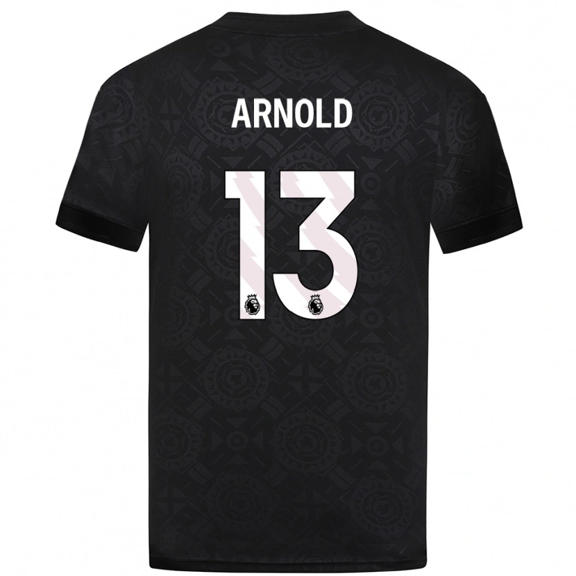 Danxen Kinder Alfie Arnold #13 Trikot Schwarz Weiß Torwarttrikot 2025/26