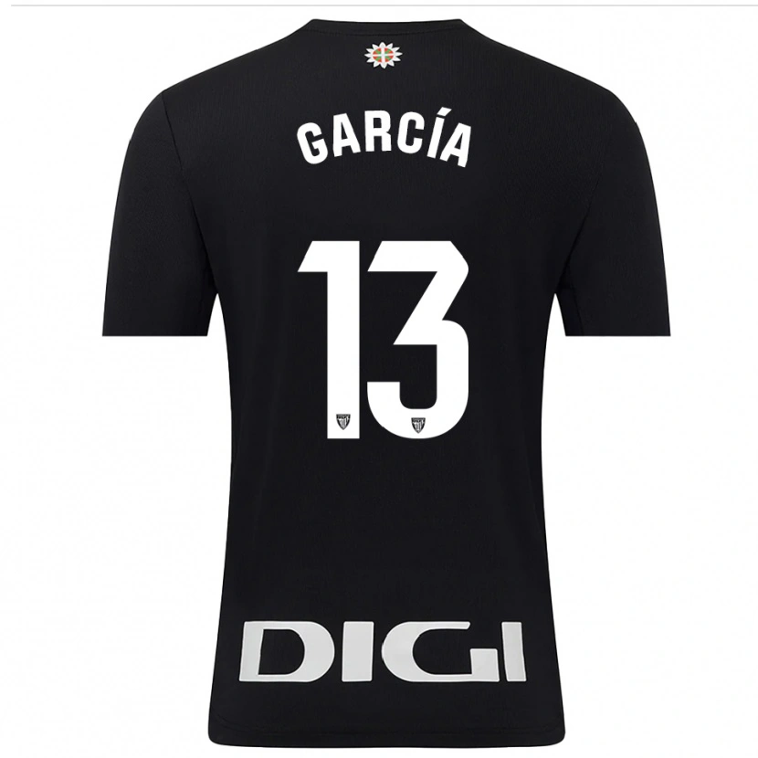 Danxen Kinder Simón García #13 Trikot Schwarz Weiß Torwarttrikot 2025/26