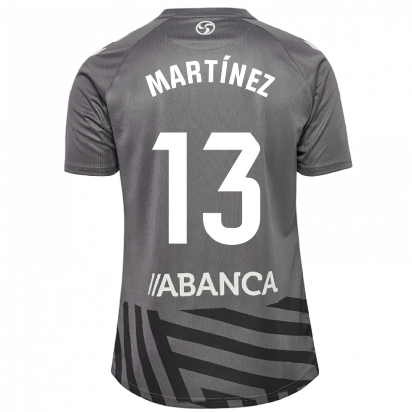 Danxen Kinder Naiara Martínez #13 Trikot Dunkelgrau Schwarz Torwarttrikot 2025/26