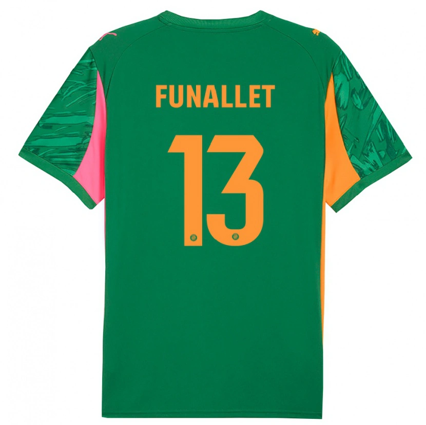 Danxen Kinder Pau Funallet #13 Trikot Grün Orange Torwarttrikot 2025/26