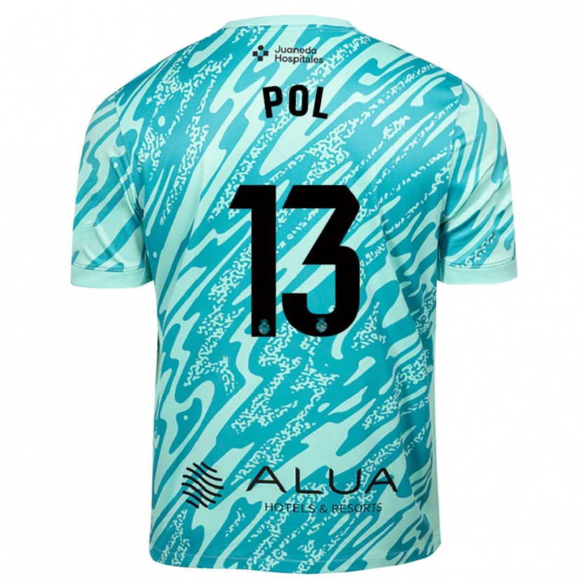 Danxen Kinder Joan Pol #13 Trikot Cyan Schwarz Torwarttrikot 2025/26