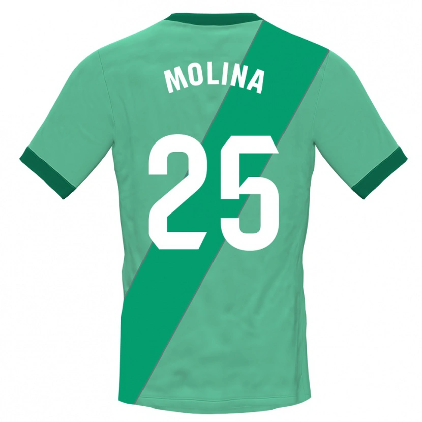 Danxen Kinder Adrián Molina #25 Trikot Grün Schwarz Torwarttrikot 2025/26