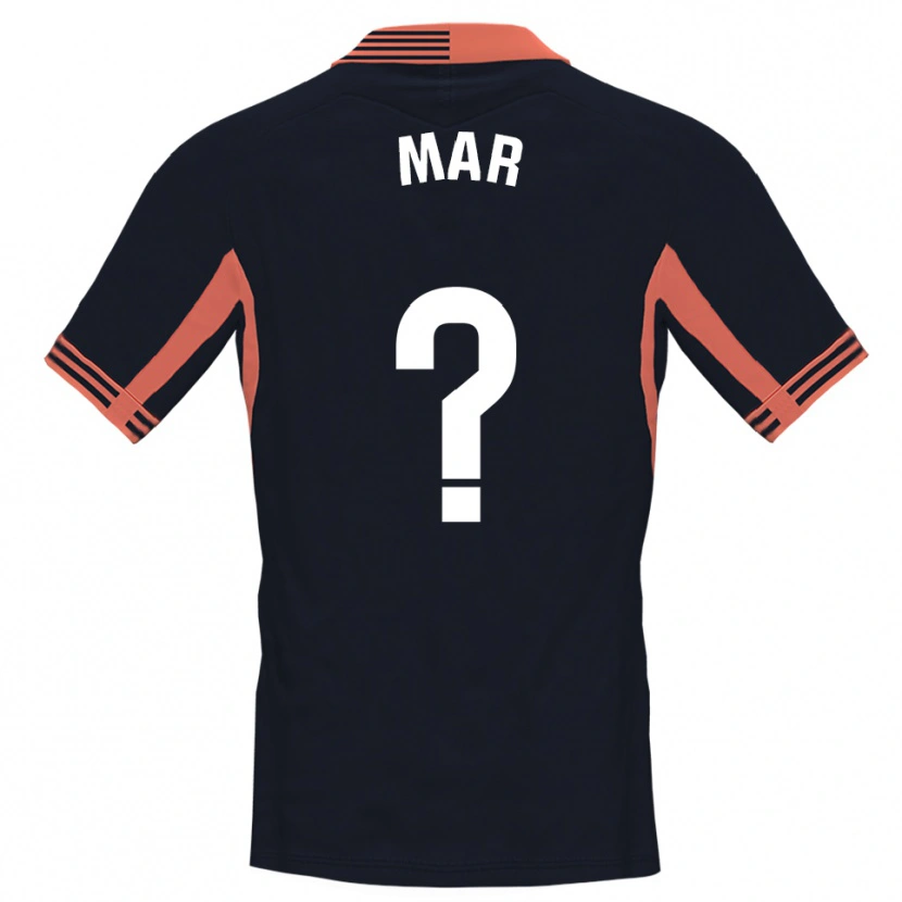 Danxen Kinder Mar Segarra Casanova #0 Trikot Schwarz Weiß Orange Torwarttrikot 2025/26