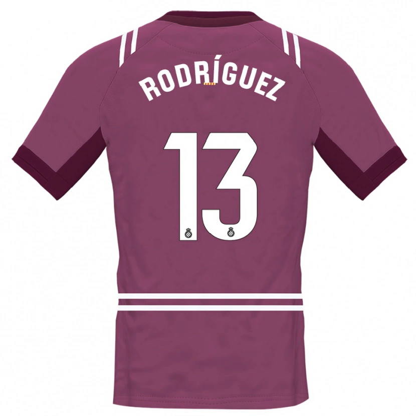 Danxen Kinder Joel Rodríguez #13 Trikot Burgunderweiß Torwarttrikot 2025/26