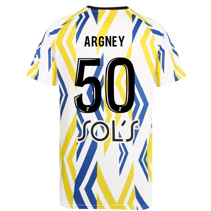 Danxen Kinder Paul Argney #50 Trikot Weiß Rot Blau Torwarttrikot 2025/26
