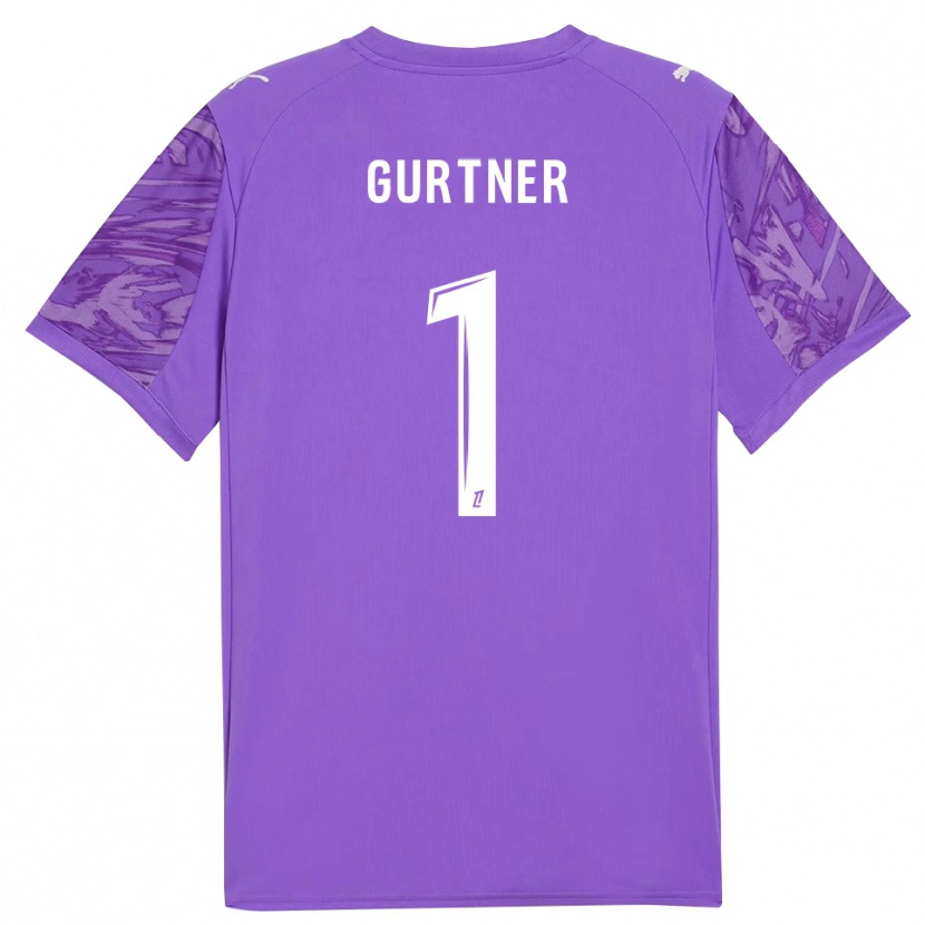 Danxen Kinder Régis Gurtner #1 Trikot Flieder Weiß Torwarttrikot 2025/26