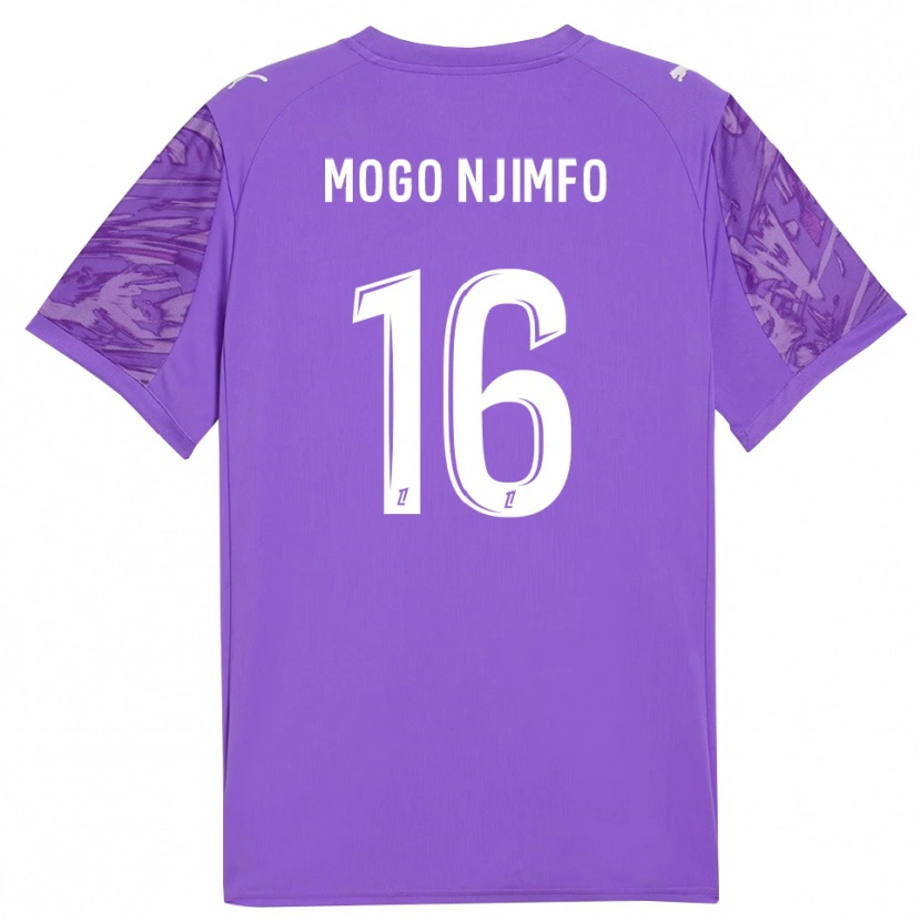 Danxen Kinder Arthur Mogo Njimfo #16 Trikot Flieder Weiß Torwarttrikot 2025/26
