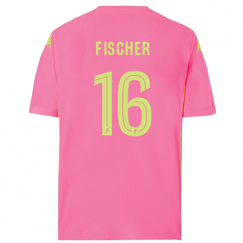 Danxen Kinder Jonathan Fischer #16 Trikot Knallpink Torwarttrikot 2025/26