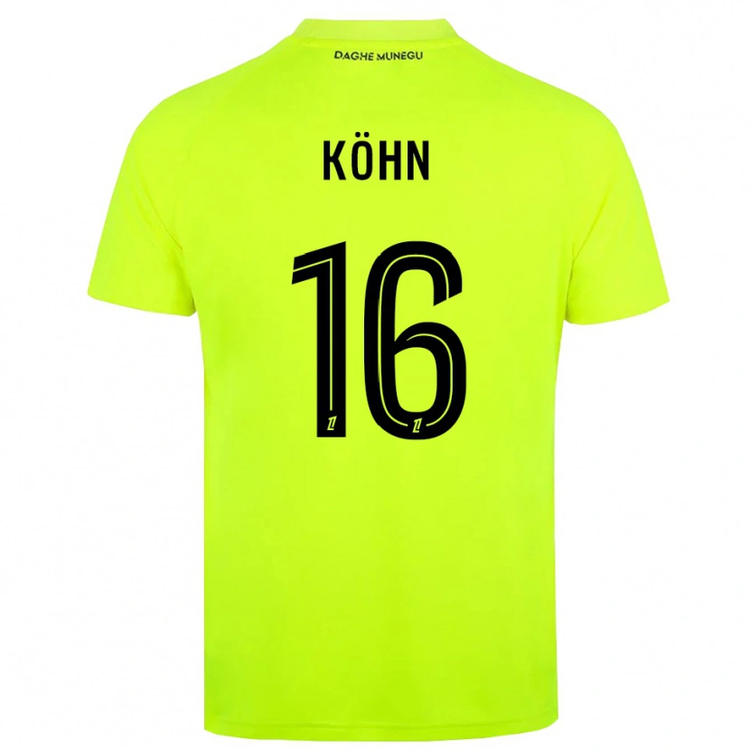 Danxen Kinder Philipp Köhn #16 Trikot Leuchtgrün Schwarz Torwarttrikot 2025/26