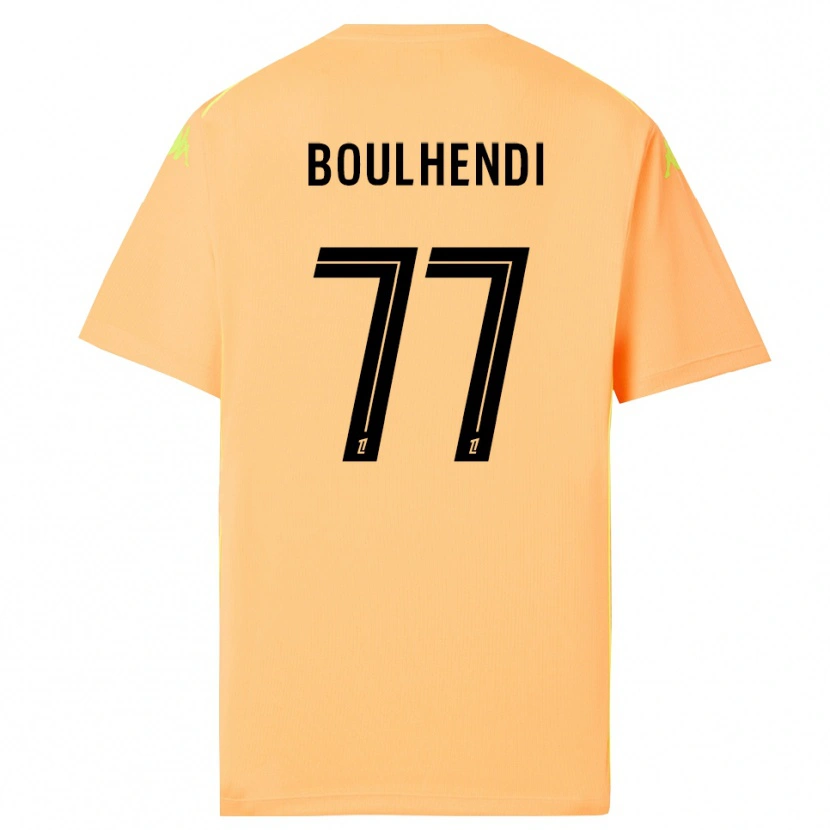 Danxen Kinder Teddy Boulhendi #77 Trikot Hellorange Schwarz Torwarttrikot 2025/26