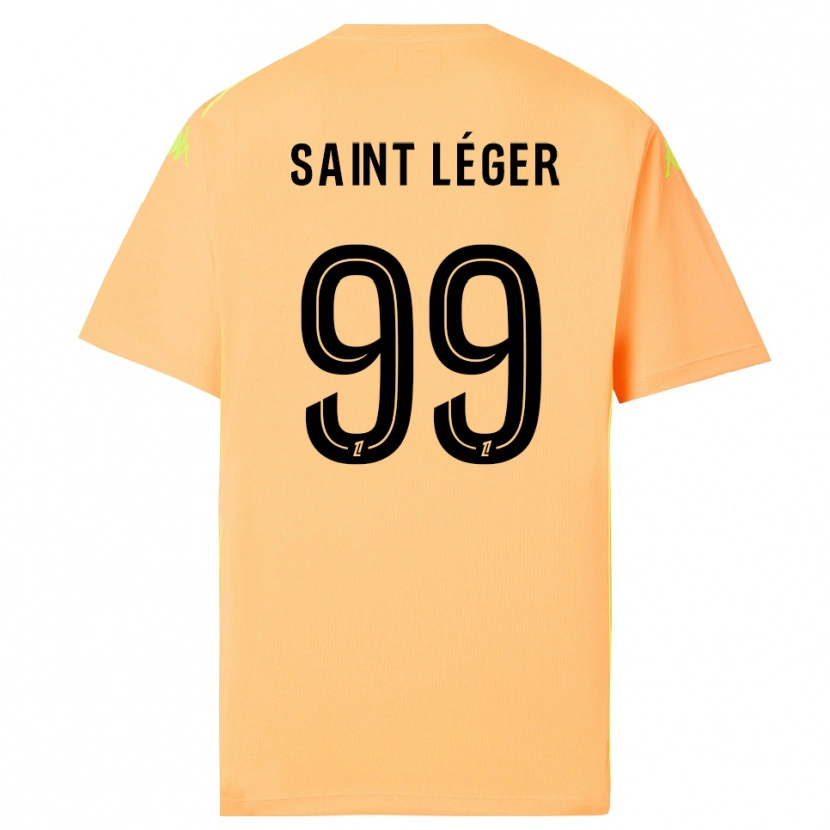 Danxen Kinder Maureen Saint Léger #99 Trikot Hellorange Schwarz Torwarttrikot 2025/26