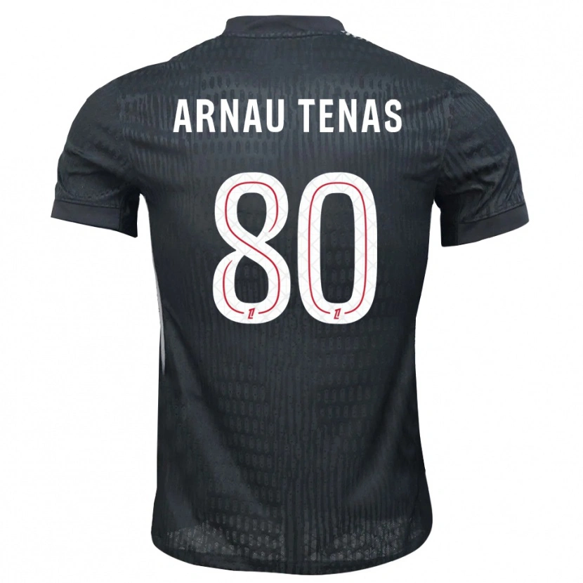 Danxen Kinder Arnau Tenas #80 Trikot Dunkelgrau Schwarz Torwarttrikot 2025/26