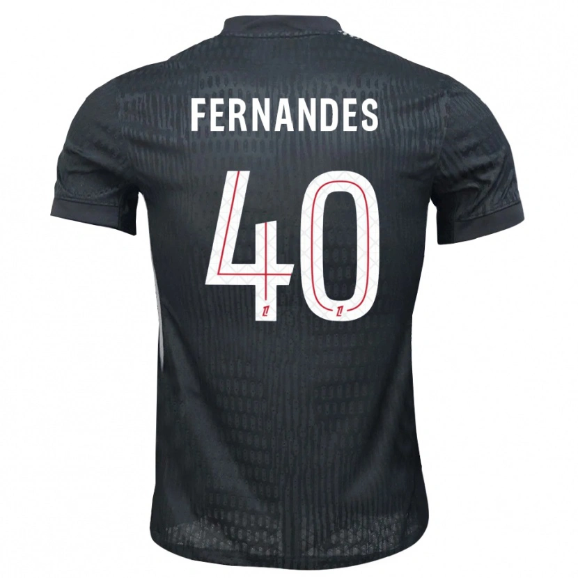 Danxen Kinder Alyssa Fernandes #40 Trikot Dunkelgrau Schwarz Torwarttrikot 2025/26