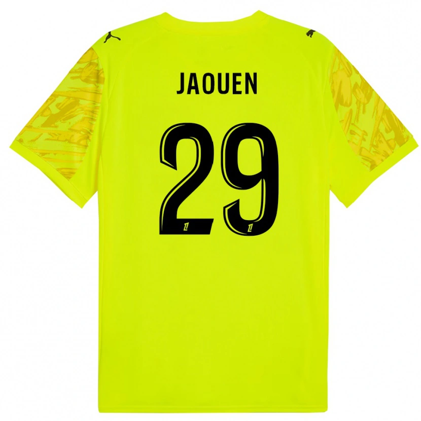 Danxen Kinder Ewen Jaouen #29 Trikot Leuchtgrün Gelb Torwarttrikot 2025/26
