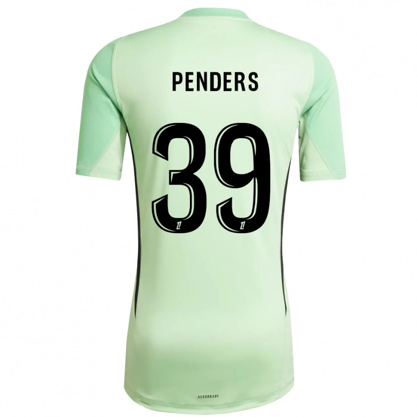 Danxen Kinder Mike Penders #39 Trikot Hellgrün Schwarz Torwarttrikot 2025/26