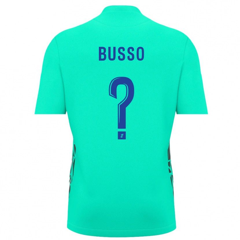 Danxen Kinder Louise Busso #0 Trikot Aquamarinblau Torwarttrikot 2025/26