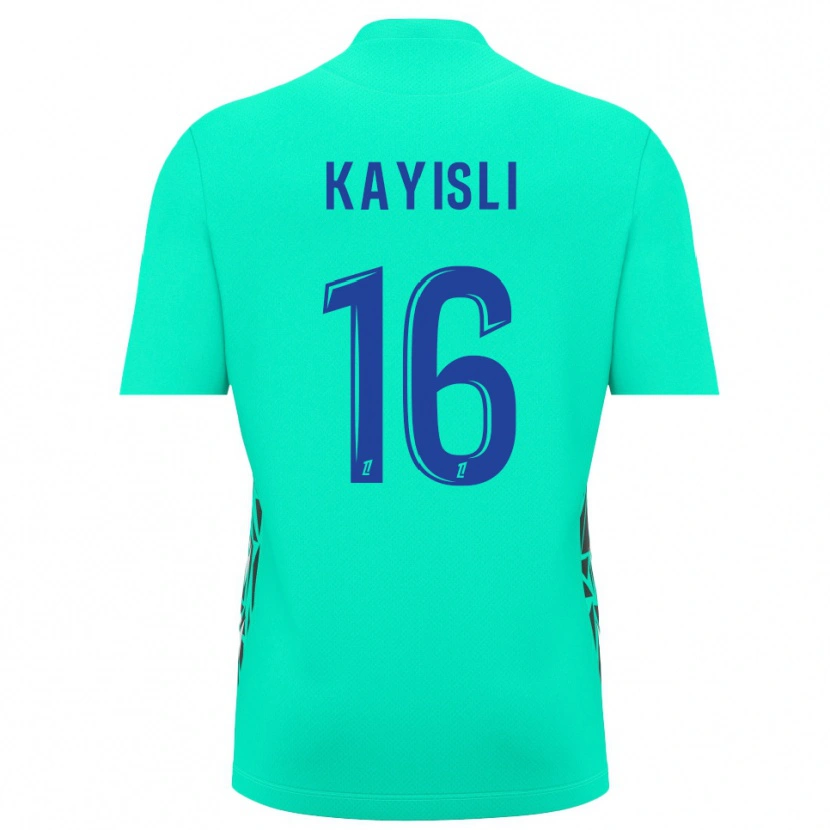 Danxen Kinder Mehmet Kayisli #16 Trikot Aquamarinblau Torwarttrikot 2025/26