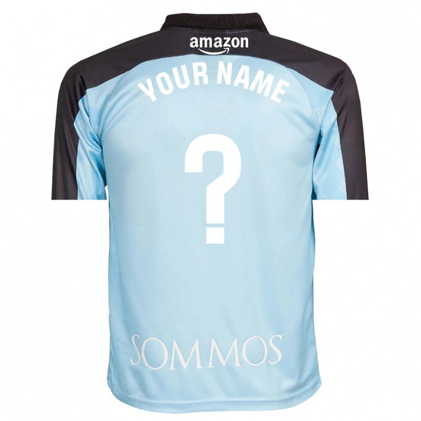 Danxen Kinder SD Huesca Hellblau Schwarz Trikot Torwarttrikot 2025/26