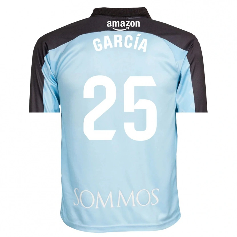 Danxen Kinder Jaime García #25 Trikot Hellblau Schwarz Torwarttrikot 2025/26