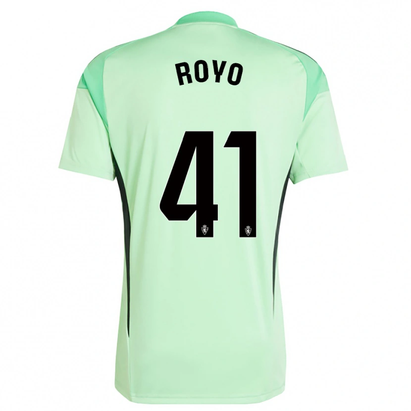Danxen Kinder Eduardo Royo #41 Trikot Mittleres Frühlingsgrün Torwarttrikot 2025/26