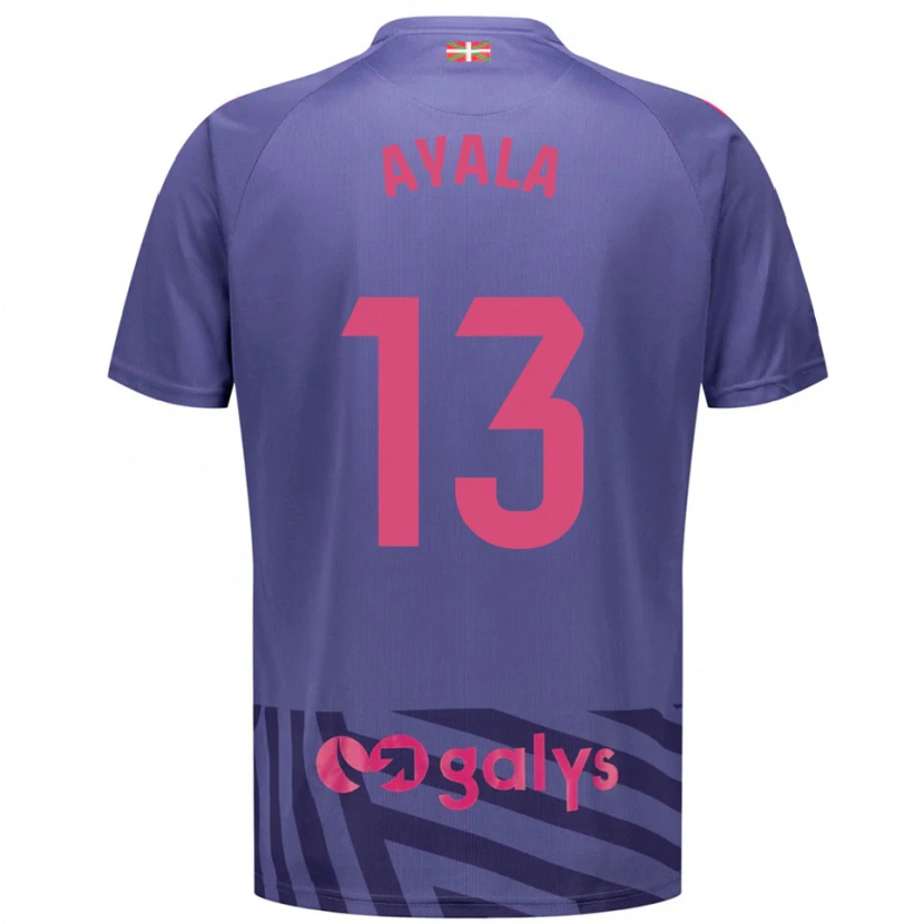 Danxen Kinder Unai Ayala #13 Trikot Blaugrau Violett Torwarttrikot 2025/26