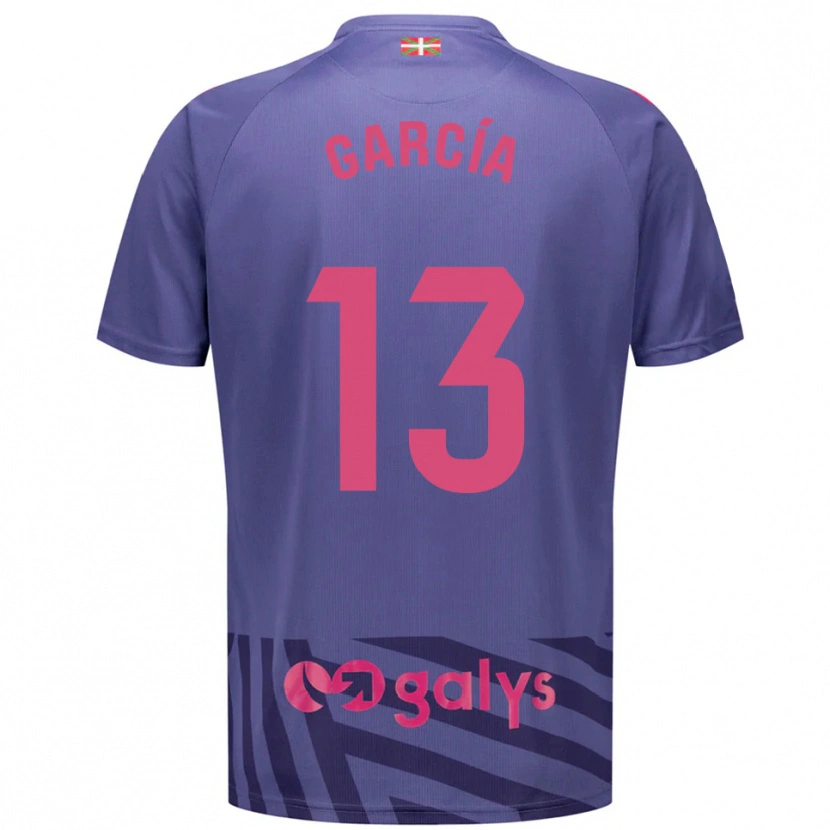 Danxen Kinder Jon García #13 Trikot Blaugrau Violett Torwarttrikot 2025/26