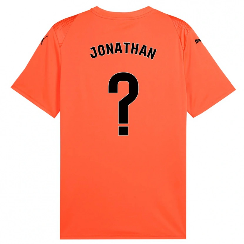 Danxen Kinder Jonathan Sánchez #0 Trikot Orange Schwarz Rot Torwarttrikot 2025/26
