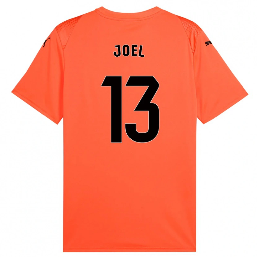 Danxen Kinder Christian Joel #13 Trikot Orange Schwarz Rot Torwarttrikot 2025/26