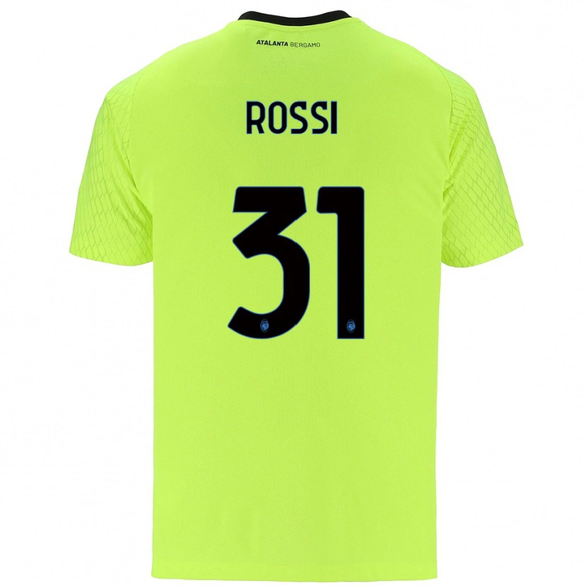 Danxen Kinder Francesco Rossi #31 Trikot Gelb Grün Rot Torwarttrikot 2025/26