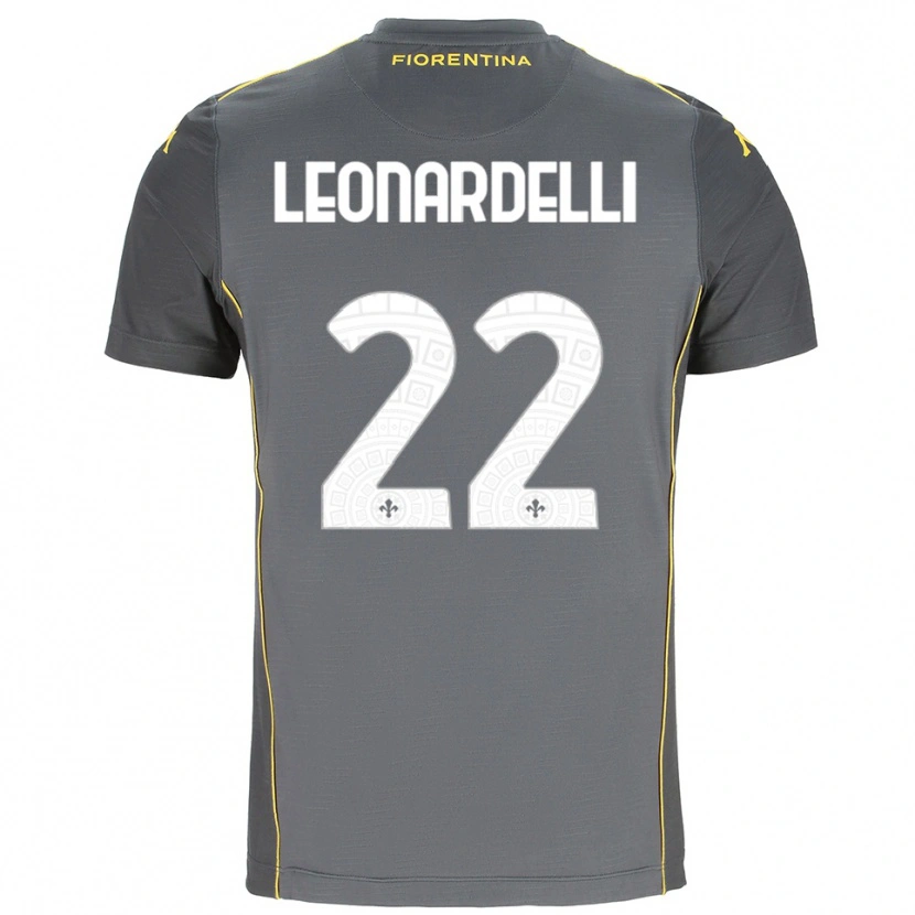 Danxen Kinder Pietro Leonardelli #22 Trikot Dunkelgrau Gelb Torwarttrikot 2025/26