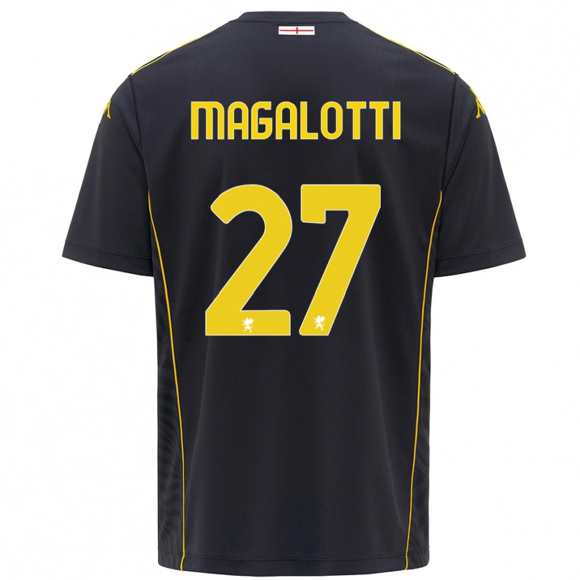 Danxen Kinder Gabriele Magalotti #27 Trikot Schwarz Gelb Torwarttrikot 2025/26