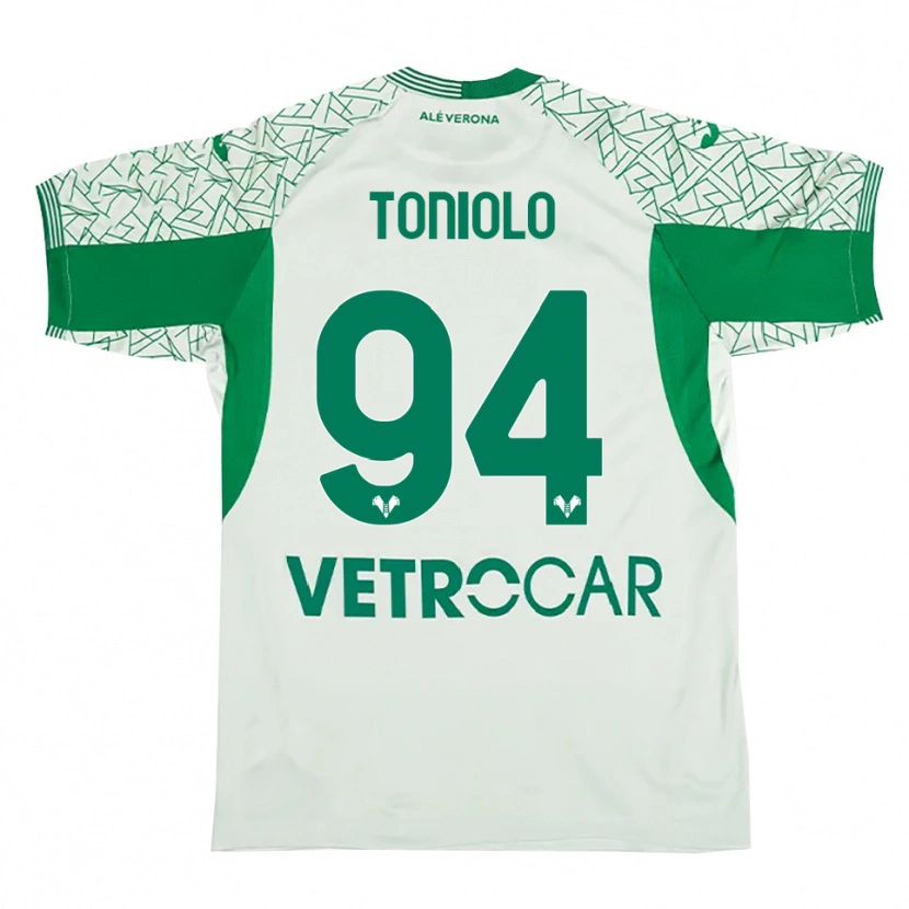 Danxen Kinder Giacomo Toniolo #94 Trikot Grün Rot Torwarttrikot 2025/26