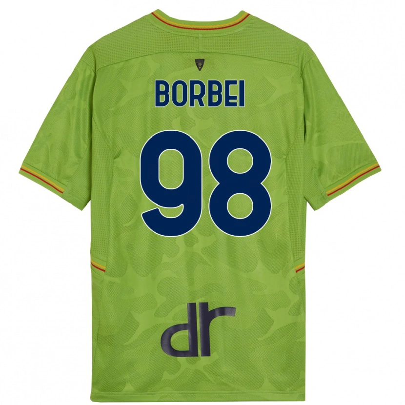 Danxen Kinder Alexandru Borbei #98 Trikot Waldgrün Schwarz Torwarttrikot 2025/26
