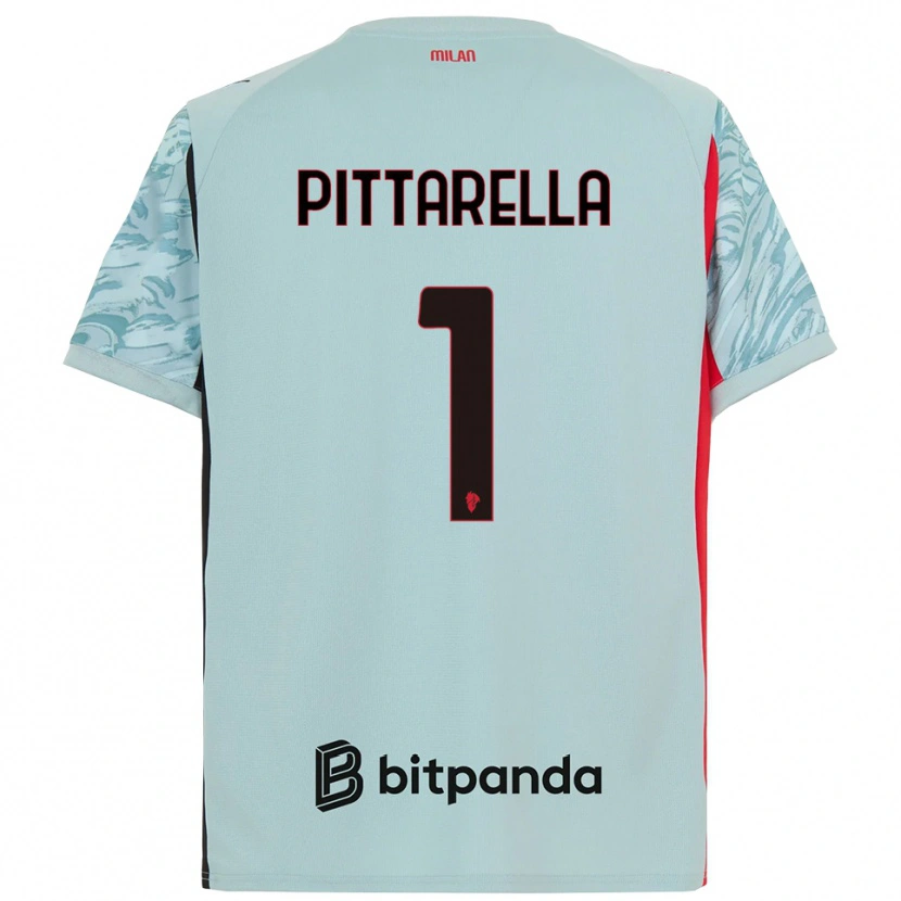 Danxen Kinder Matteo Pittarella #1 Trikot Hellblau Rot Torwarttrikot 2025/26