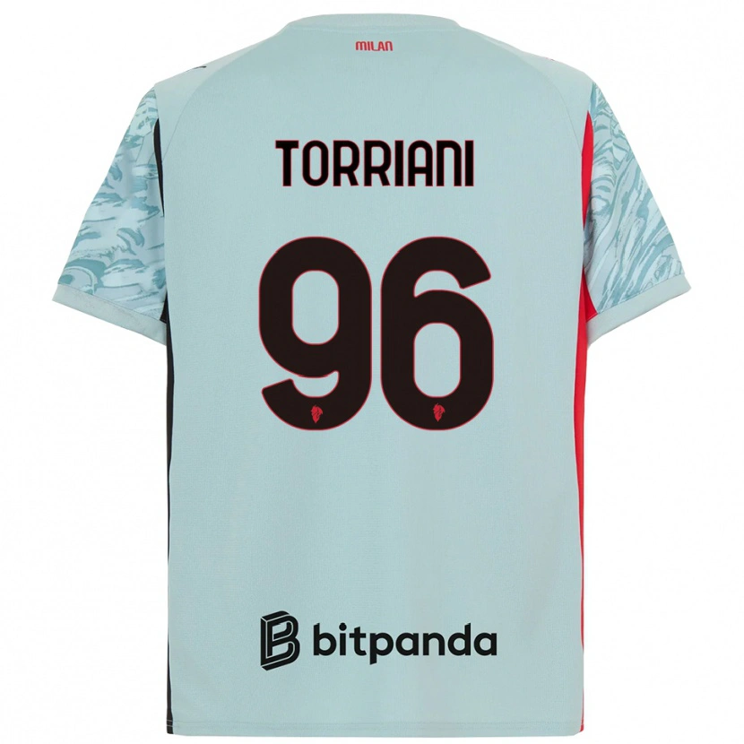 Danxen Kinder Lorenzo Torriani #96 Trikot Hellblau Rot Torwarttrikot 2025/26